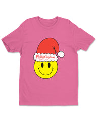 Santa Hat Merry Christmas Funny Womens T-Shirt