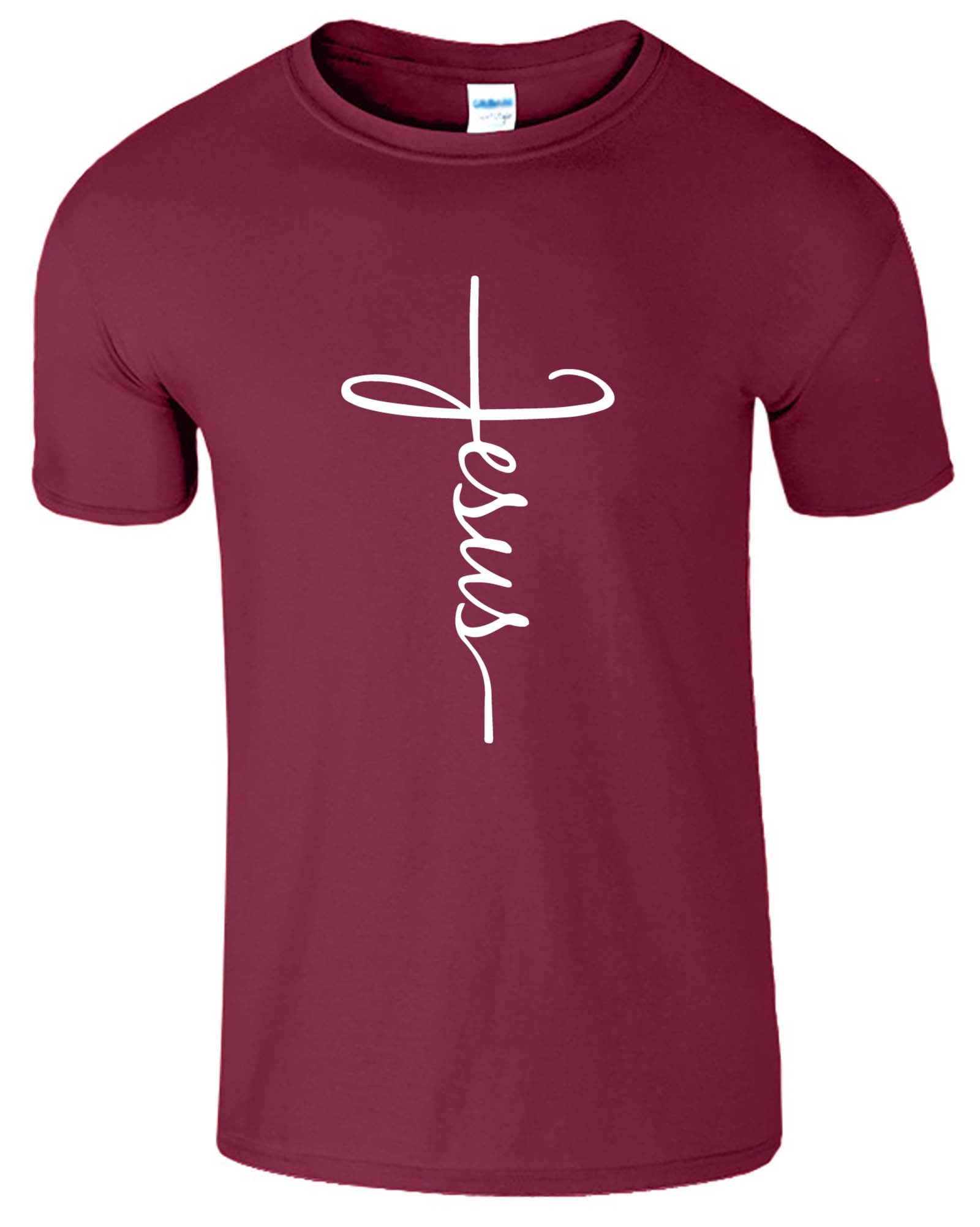Jesus Cross Christian Religious Men's T-Shirt - ApparelinClick