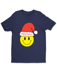 Santa Hat Merry Christmas Funny Womens T-Shirt