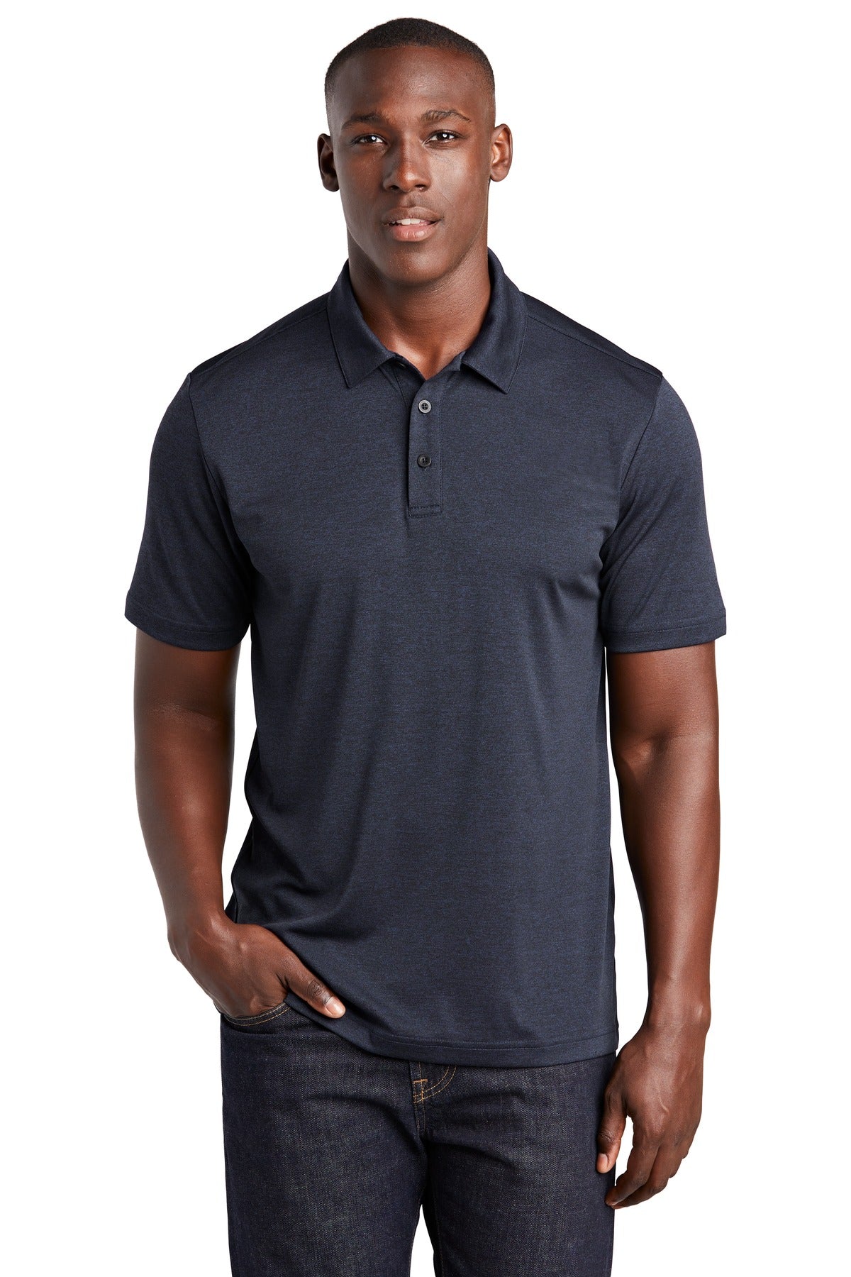Sport-Tek Men's Dri-Mesh Polo with Tipped Collar & Piping - AIL
