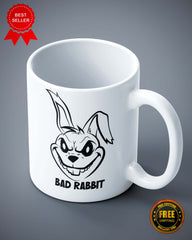 Bad Rabbit Cool Funny Gift Ceramic Mug