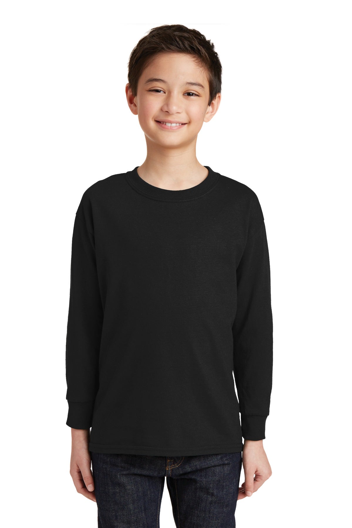 Youth 100% Cotton Long Sleeve T-Shirt 5400B