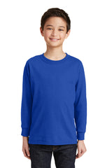 Youth 100% Cotton Long Sleeve T-Shirt. 5400B