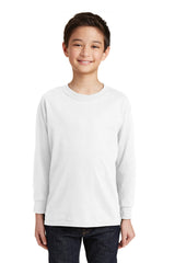 Gildan Youth Heavy Cotton 100% Cotton Long Sleeve T-Shirt 5400B