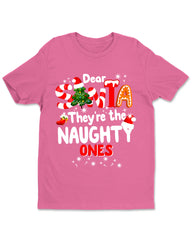 Candy Dear Santa Merry Christmas Funny Womens T-Shirt