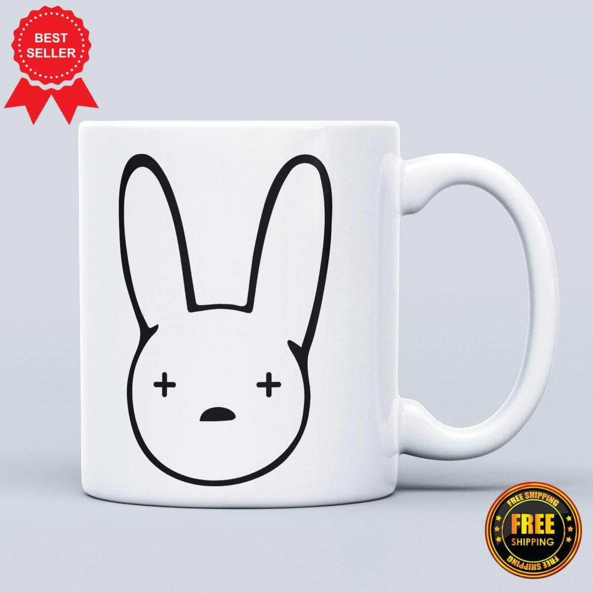 Bad Bunny Logo Printed Gift Mug - ApparelinClick