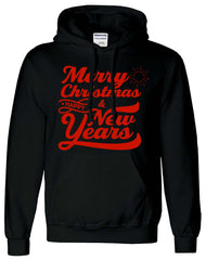 Merry Christmas Happy New Year Hoodie - ApparelinClick