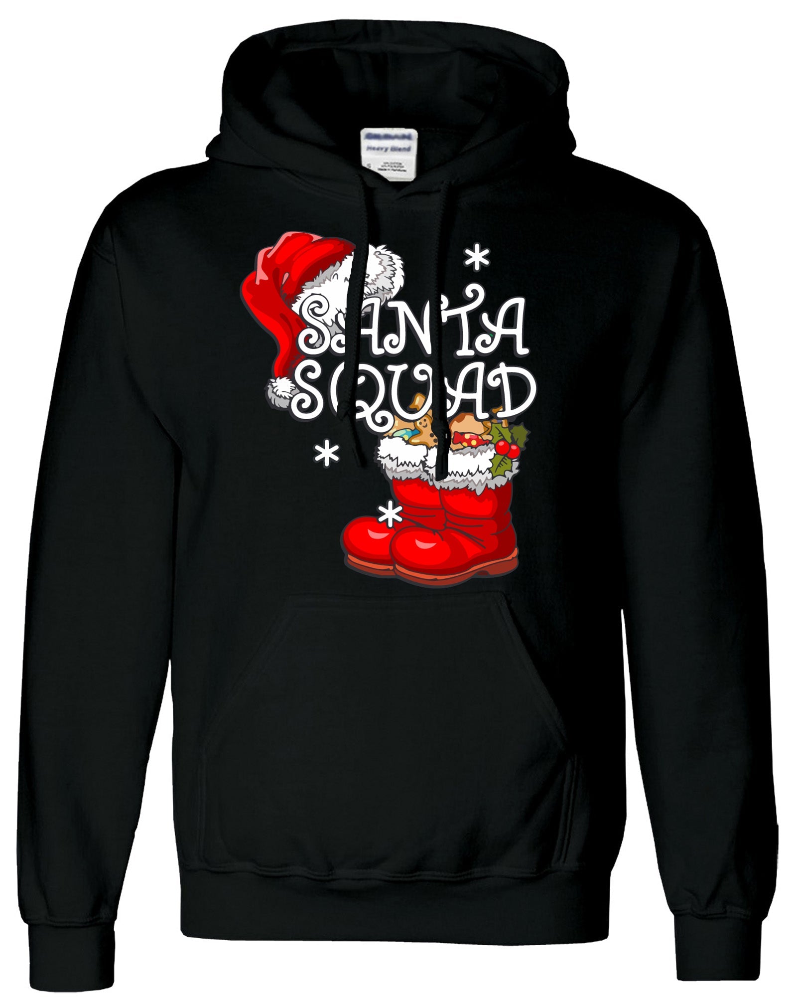 Santa Squad Christmas Hoodie - ApparelinClick