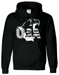 Eagle USA Printed Logo Unisex Hoodie - ApparelinClick