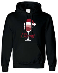 Cheers Christmas Funny Hoodie - ApparelinClick
