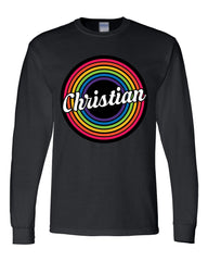 Rainbow Christian Religious Long Sleeve Shirt