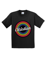 Rainbow Christian Religious Kids T-Shirt