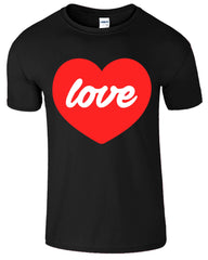 Love Heart Funny Men's T-Shirt