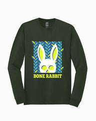 Bone Rabbit Halloween Christmas Funny Long Sleeve Shirt