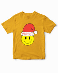 Santa Hat Merry Christmas Funny Kids T-Shirt