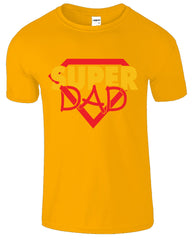 Super Dad Fathers Day Funny Men's T-Shirt