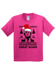 Trump Make Christmas Great Again Funny Kids T-Shirt - ApparelinClick