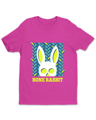 Bone Rabbit Halloween Christmas Funny Womens T-Shirt