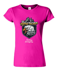 American Fearless Courageous Womens T-Shirt