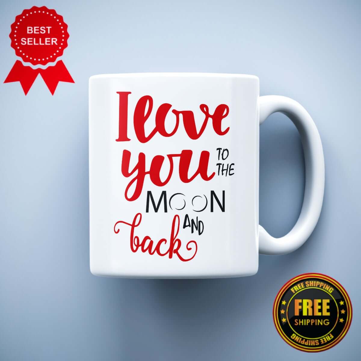 Love You Rude Printed Ceramic Mug - ApparelinClick
