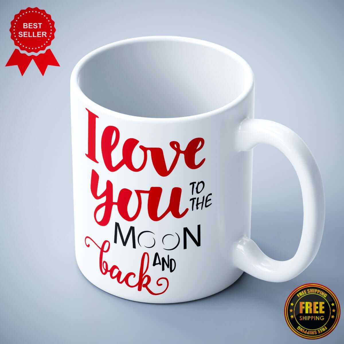 Love You Rude Printed Ceramic Mug - ApparelinClick