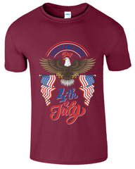 American Independence Day Happy 4th Of July Men's T-Shirt