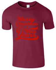 Merry Christmas Happy New Year Men's T-Shirt