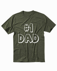 #1 DAD Best Ever Father's Day Men's T-Shirt