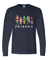 Friends Christmas Family Long Sleeve Shirt - ApparelinClick