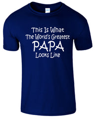 Worlds Greatest PAPA Men's T-Shirt