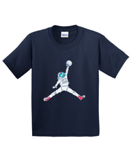 Spaceman Hold Moon Funny Kids T-Shirt