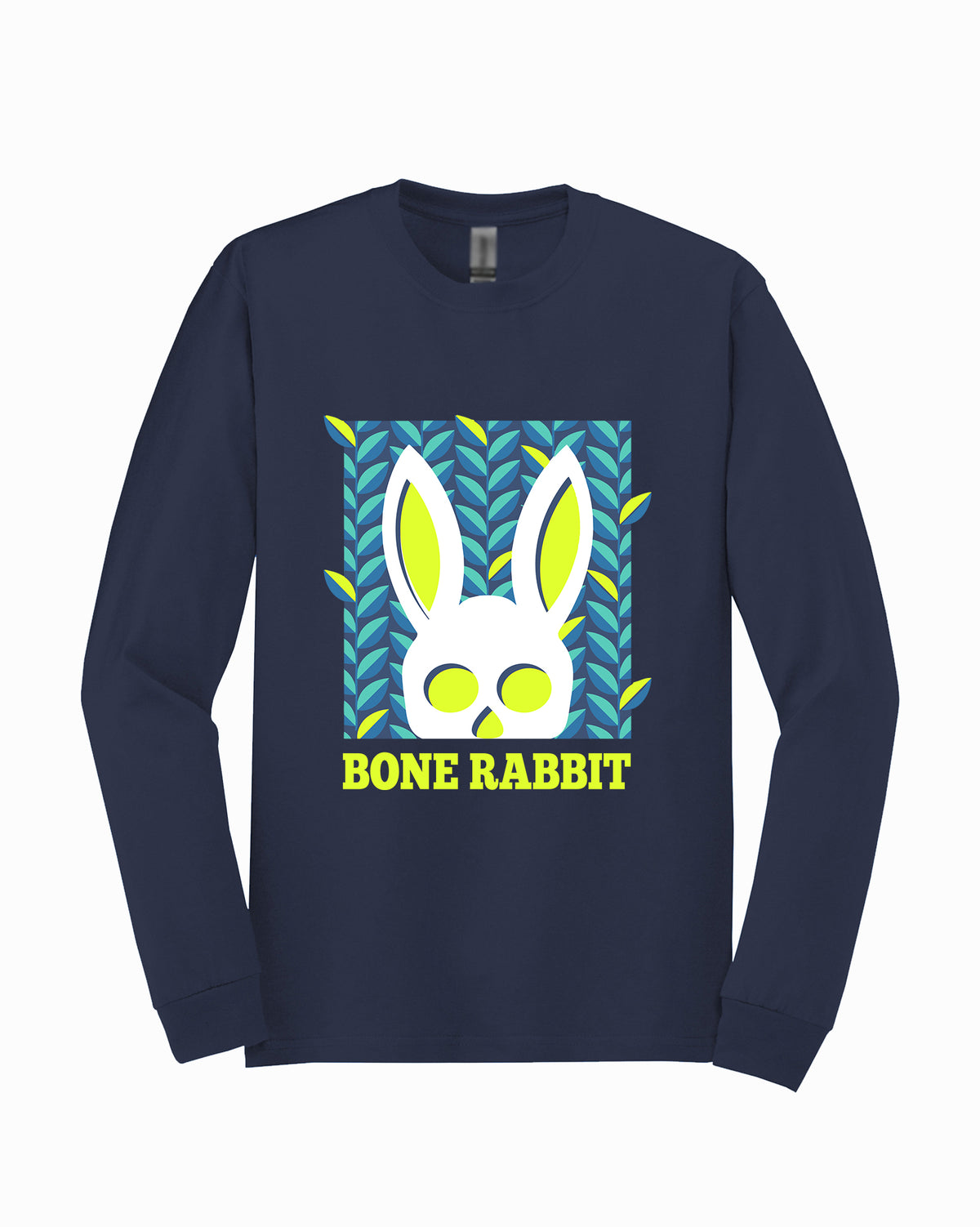 Bone Rabbit Halloween Christmas Funny Long Sleeve Shirt