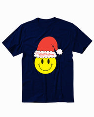 Santa Hat Merry Christmas Funny Men's T-Shirt