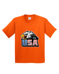 1776 USA Eagle Flag American Patriotic Veteran Kids T-Shirt