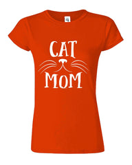 Cat Mom Cute Kitten Lover Funny Womens T-Shirt