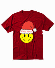 Santa Hat Merry Christmas Funny Men's T-Shirt
