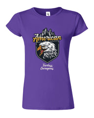 American Fearless Courageous Womens T-Shirt