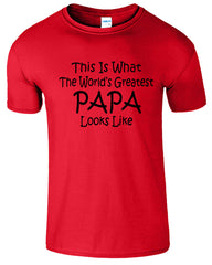 Worlds Greatest PAPA Men's T-Shirt