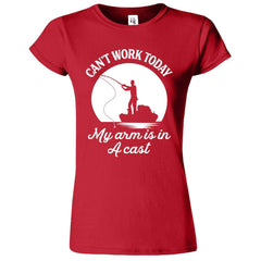 Can't Work Today Printed T-Shirt for Women's - ApparelinClick