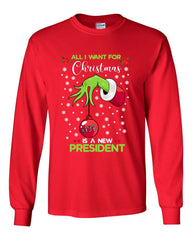 All I Want Christmas Hanging Ball Long Sleeve Shirt - ApparelinClick