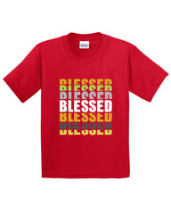 Colorful Blessed Kids T-Shirt