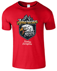 American Fearless Courageous Men's T-Shirt