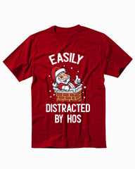 I Do It Hos Santa Merry Christmas Funny Men's T-Shirt