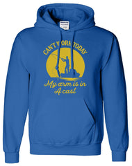 Can't Work Today Printed Logo Unisex Hoodie - ApparelinClick