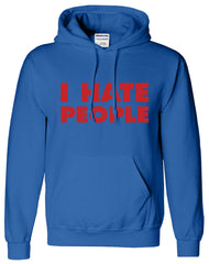 I Hate People Printed Logo Unisex Hoodie - ApparelinClick