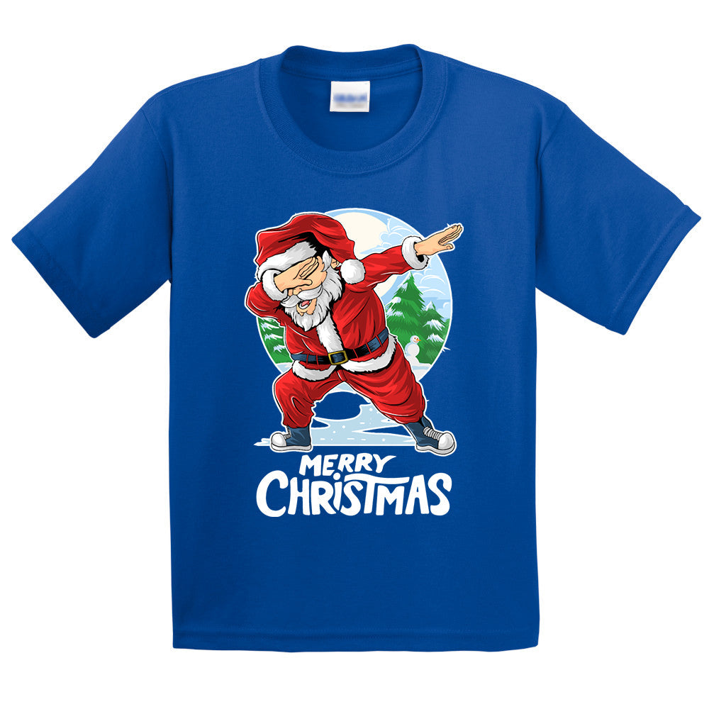Santa Merry Christmas Kids T-Shirt - ApparelinClick
