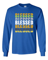 Colorful Blessed Long Sleeve Shirt