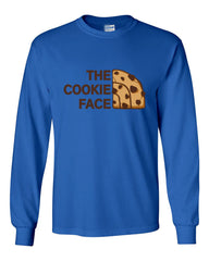 The Cookie Face Funny Parody Long Sleeve Shirt
