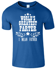 World Greatest Farter Funny Men's T-Shirt
