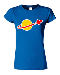Classic Space Stars Galaxy Funny Humor Sarcastic Top  Womens T-Shirt